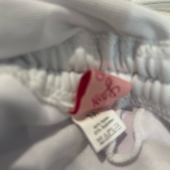 NEW White One Piece Bathingsuit in Medium - Picture 10 of 12